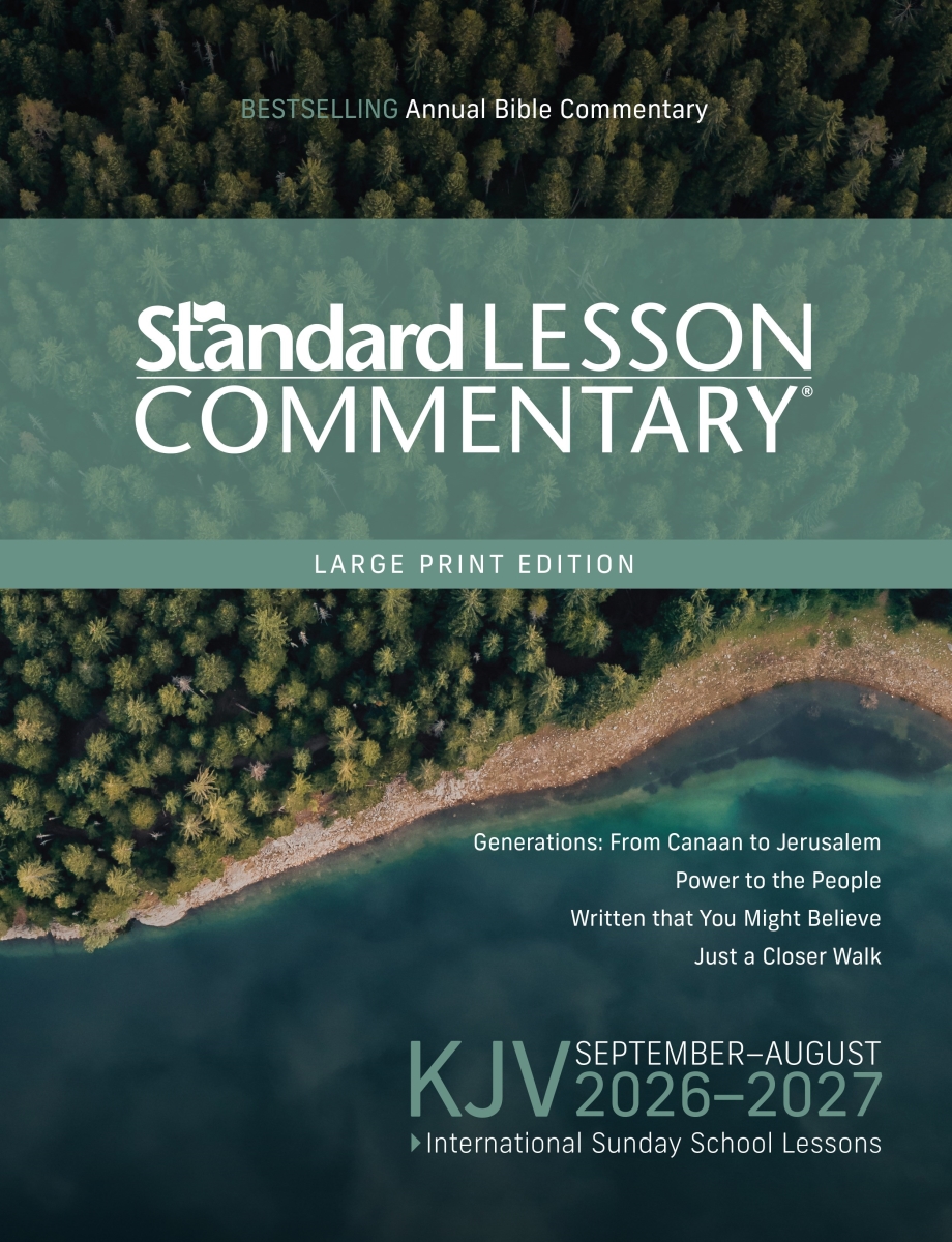 752387 KJV Standard Lesson Commentary 2026-2027 Large Print Edition Bible Study Book