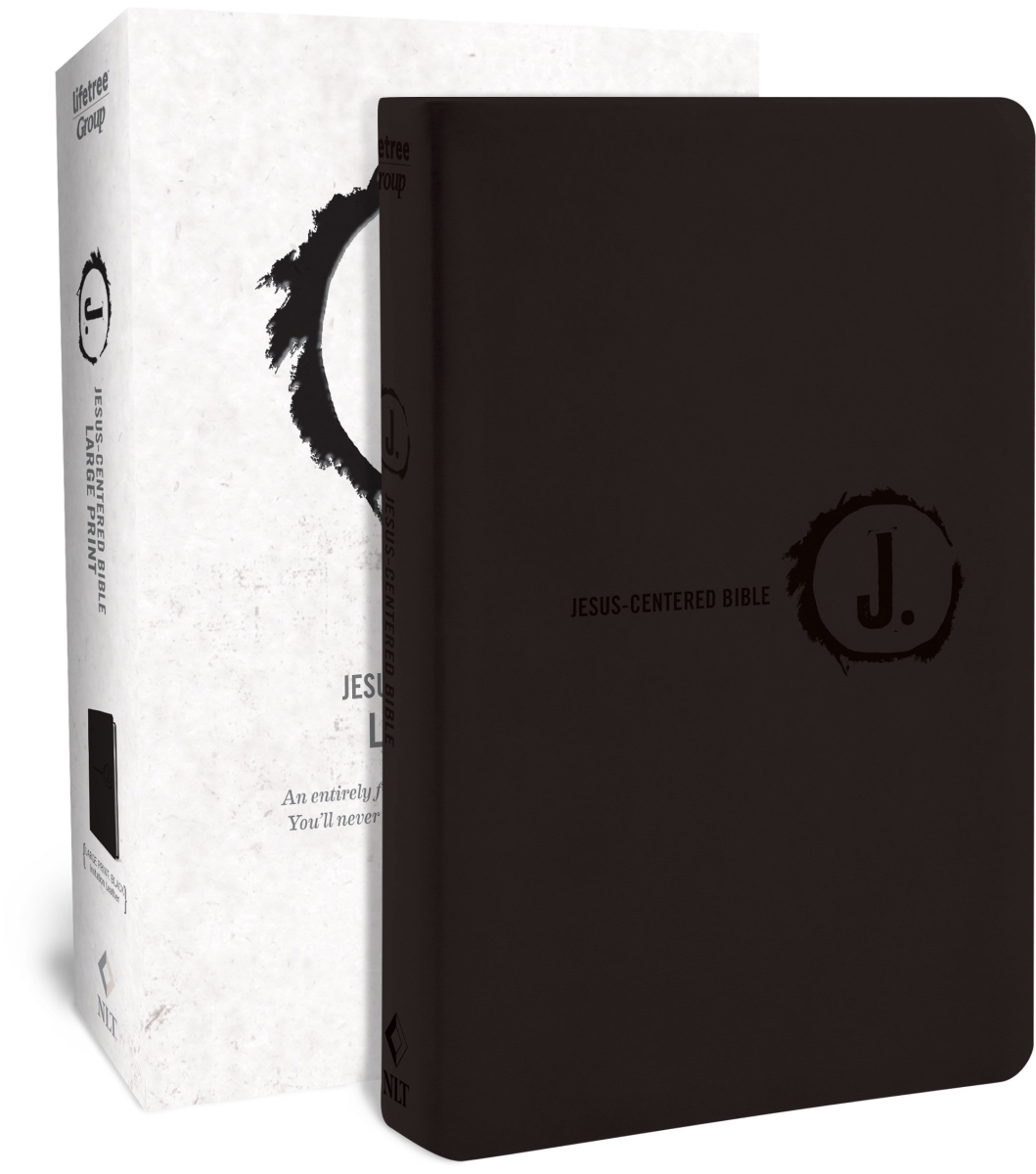 Group Publishing 360117 NLT Jesus - Centered Bible - Large Print - Black Imitation Leather