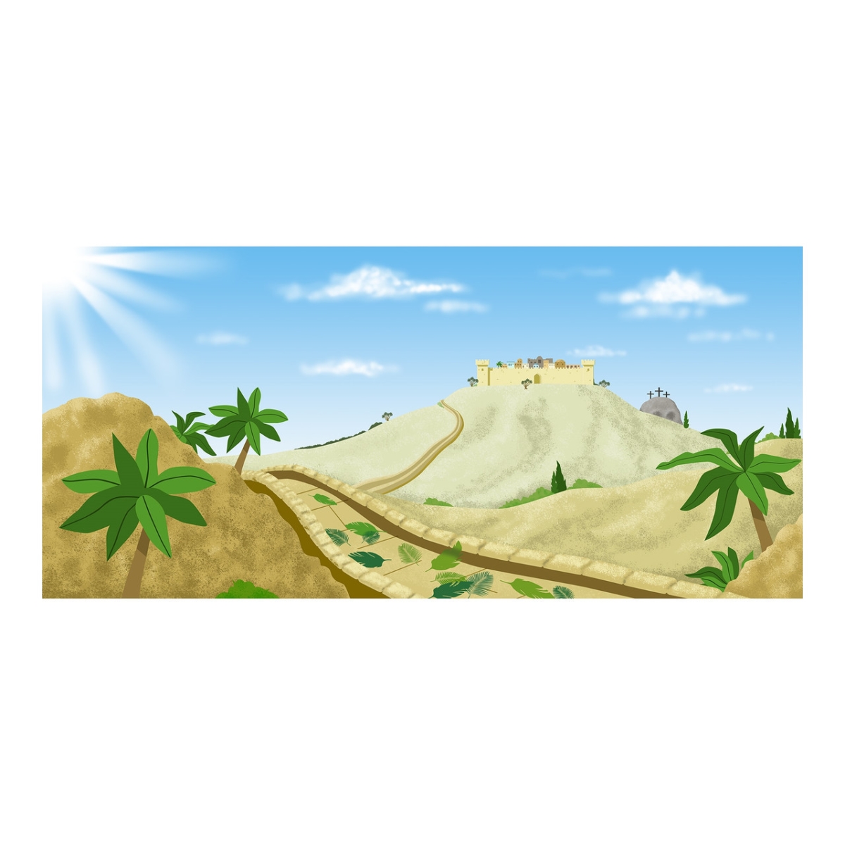 Group Publishing 374957 Team Family - Easter Journey Insta - Theme Fabric Backdrop Book - 20 x 9 ft.
