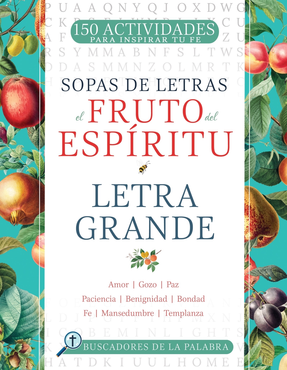 73097X Fruit of the Spirit Large Print Word Search Spanish Book