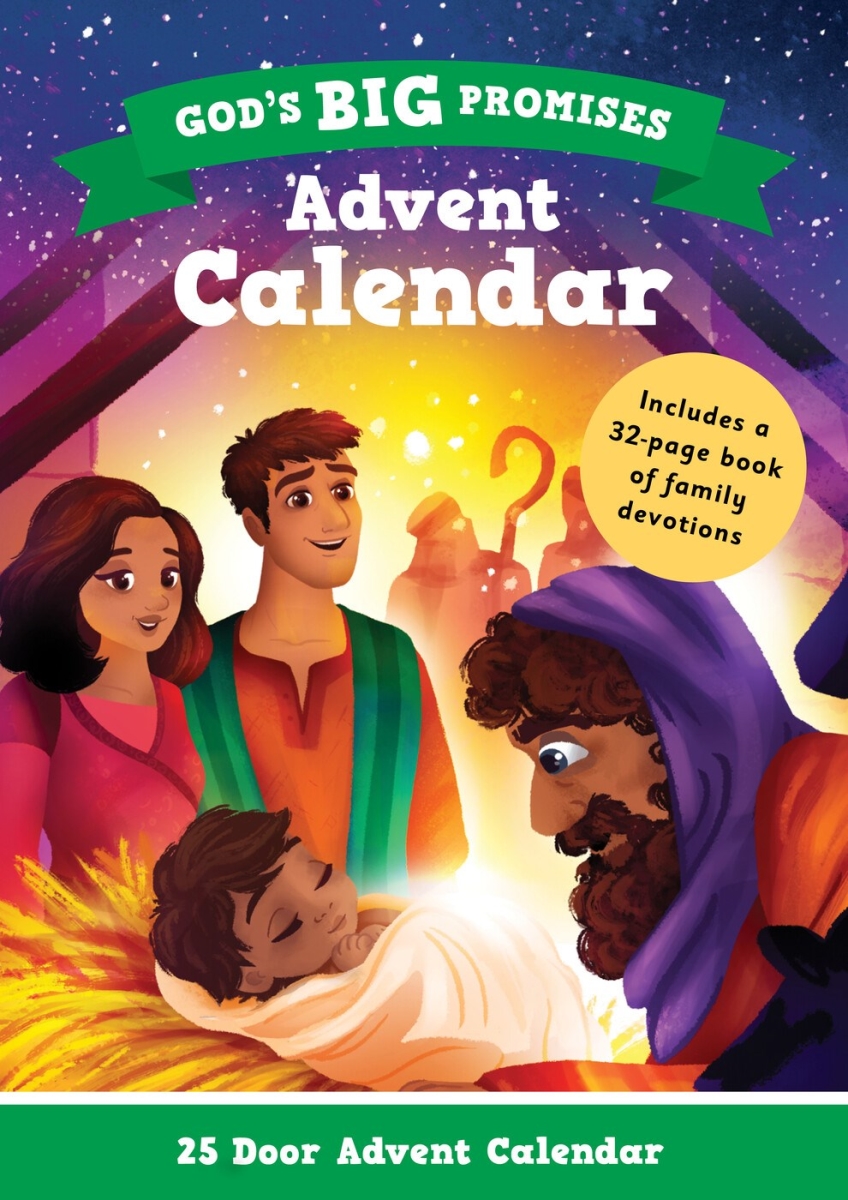 The Good Book 291523 Gods Big Promises Advent Calendar & Family Devotions Book