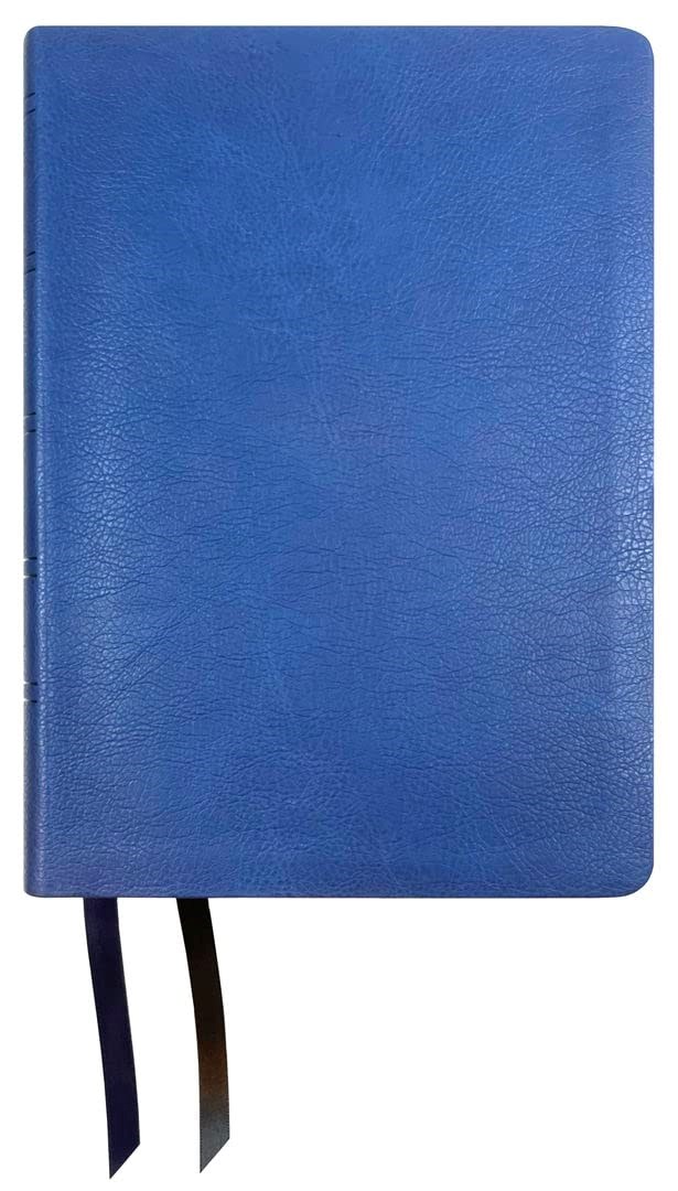 329444 NASB 2020 Wide Margin Reference Bible - Blue Leathertex