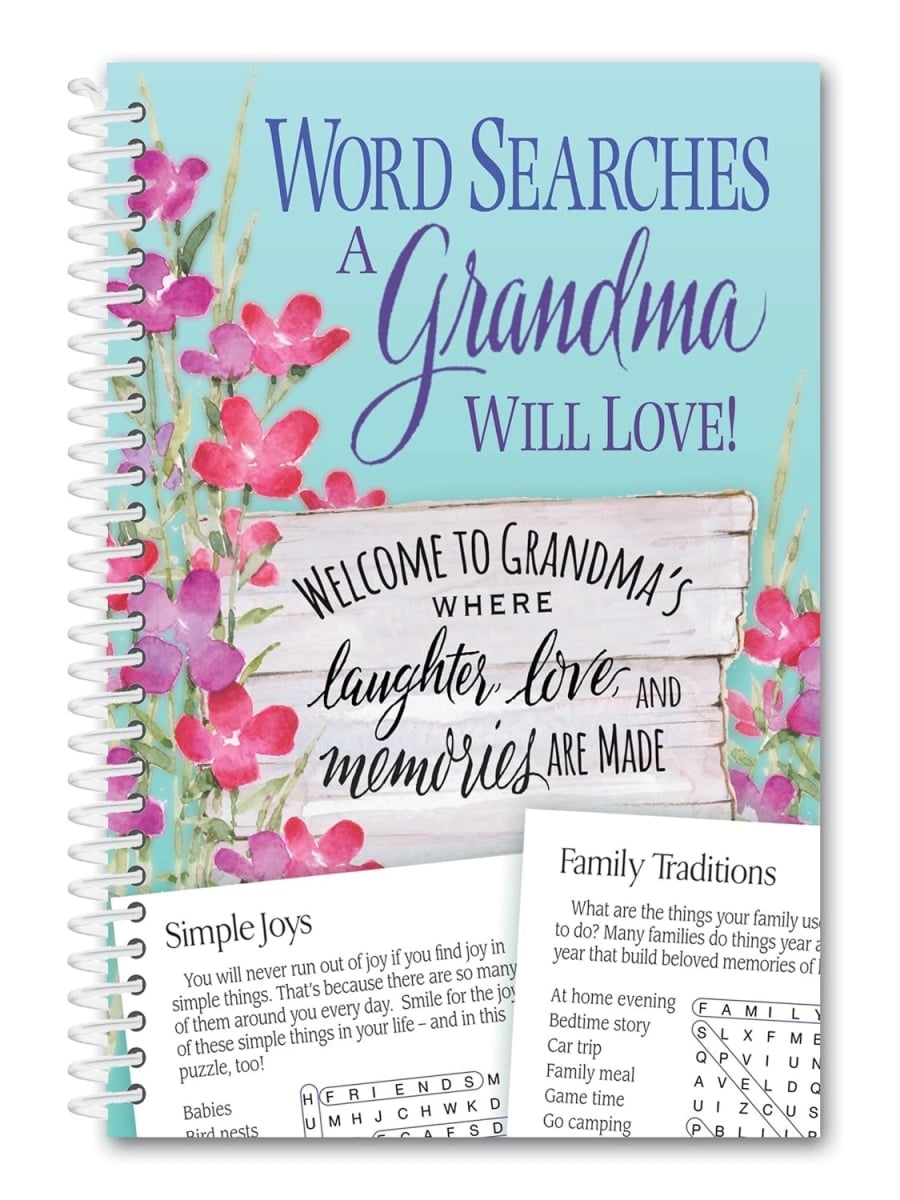 37233X Word Searches A Grandma Will Love Book