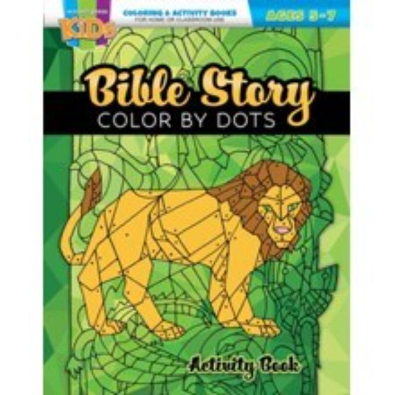 469496 Bible Study Color - By - Dots Coloring Activity Book - Ages 5-7