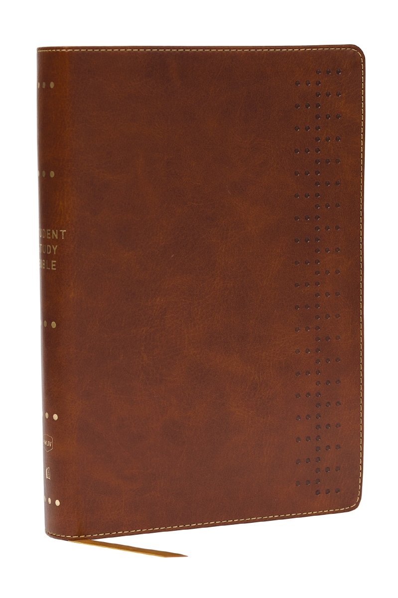 471572 NKJV Student Study Bible - Comfort Print - Brown Leathersoft
