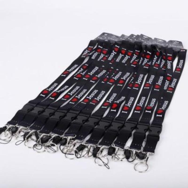 645794 Lanyard - I Love Jesus - Pack of 12