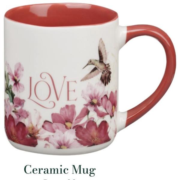 Picture of Christian Art Gifts 754059 Pink Love is Patient 1 Corinthians 13-4 Mug