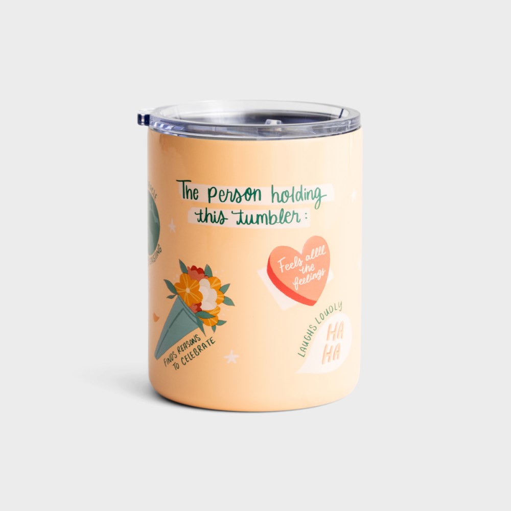 Picture of Dayspring Cards 409274 Stainless Steel Tumbler - Strugglebus - 12 oz
