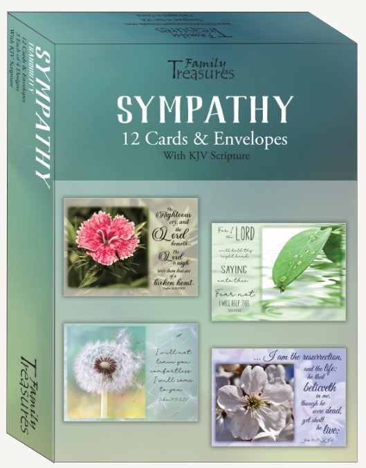 480308 Boxed Card - Sympathy - Tranquility - Box of 12
