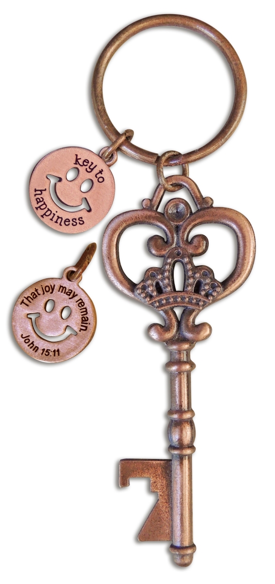 630473 Keyring - Key to Happiness