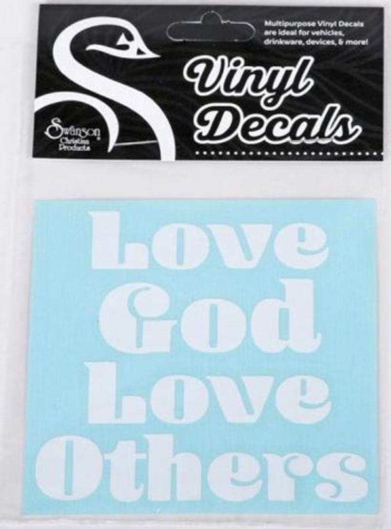 645766 Auto Decal - Vinyl - Love God