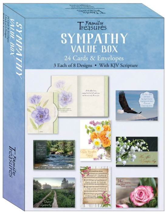 480305 Boxed Card - Sympathy - Assorted - Box of 24