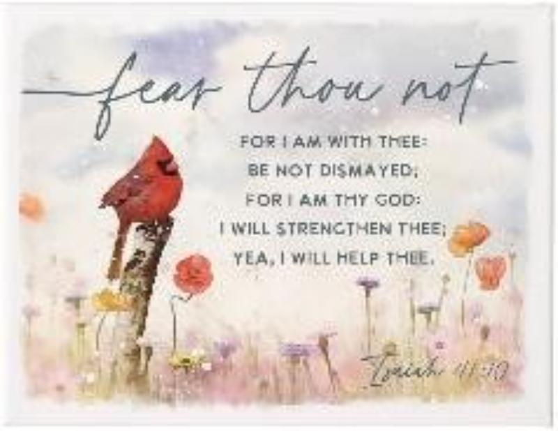 359498 Wrapped Canvas - Fear Thou Not - 17 x 13 in.