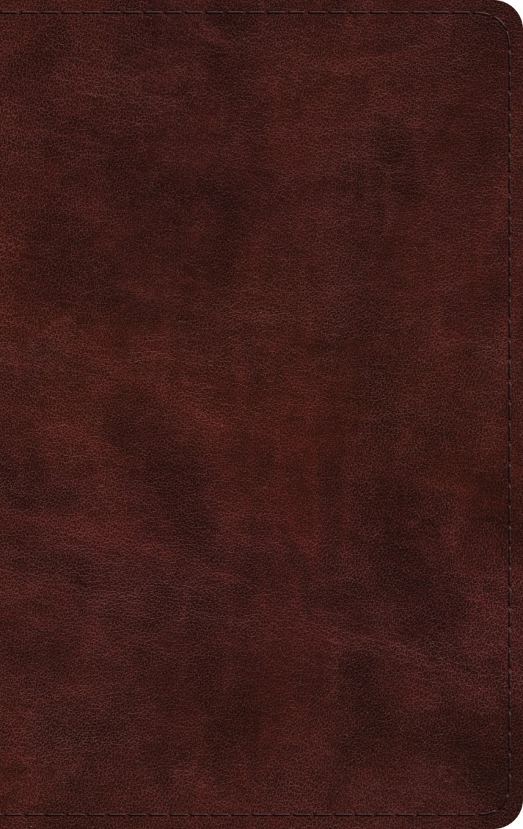 581275 ESV Large Print Thinline Bible-Mahogany TruTone