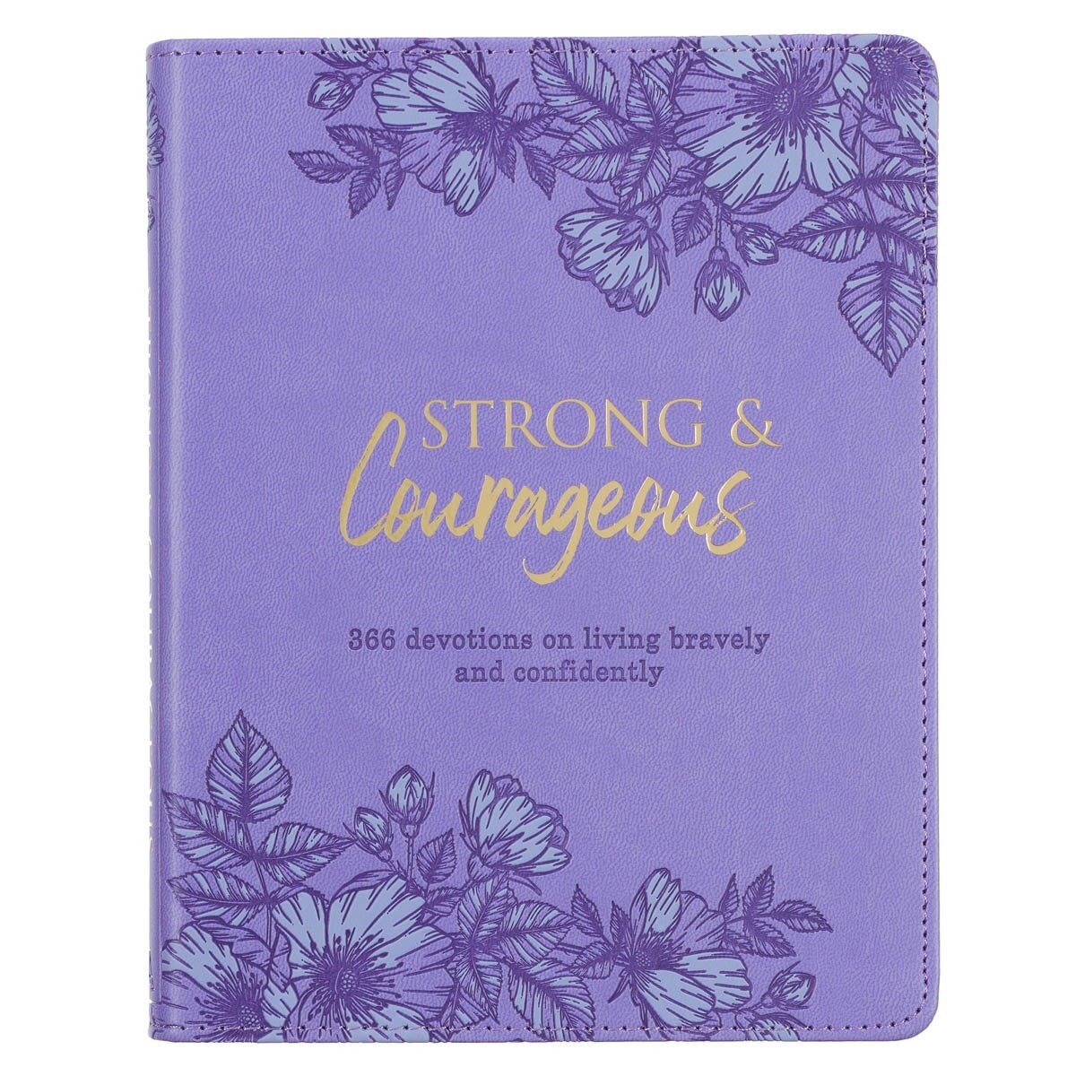 304385 Devotional - Strong & Courageous Faux Leather