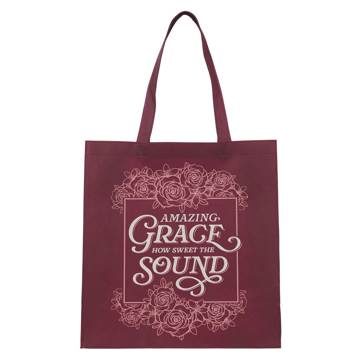 368369 Tote - Amazing Grace - Burgundy