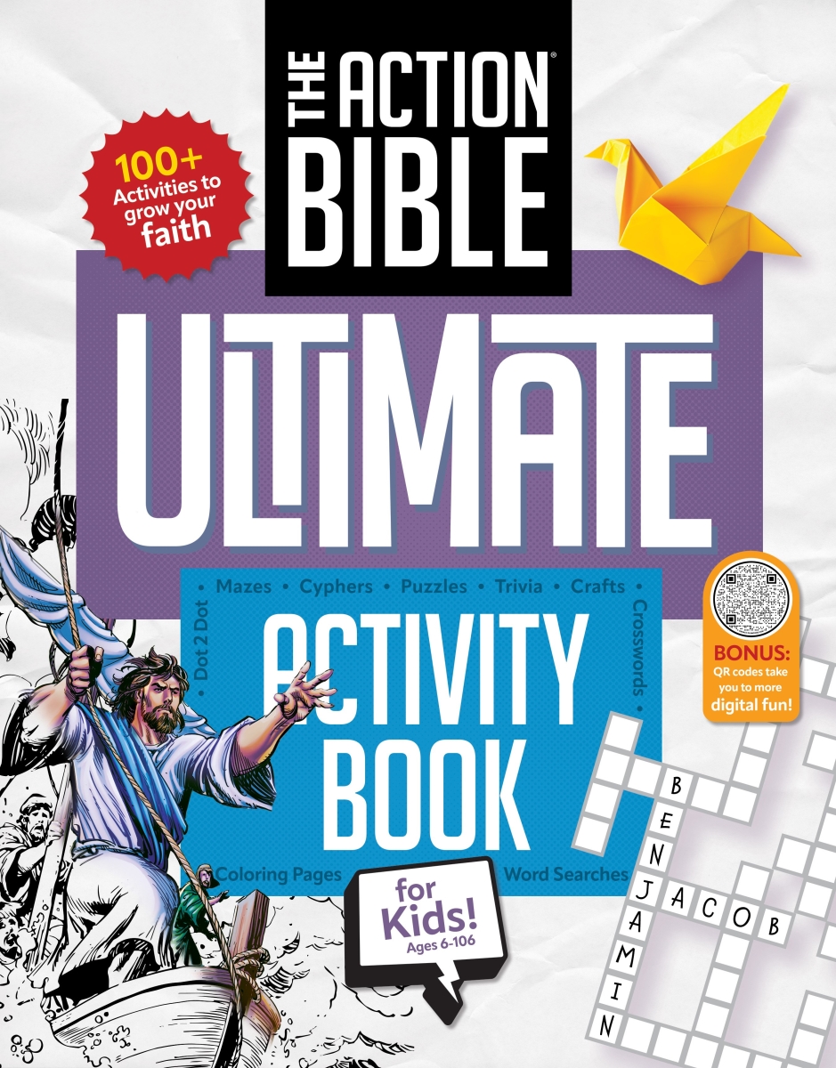 David C. Cook 356135 The Action Bible Ultimate Activity Book for Kids