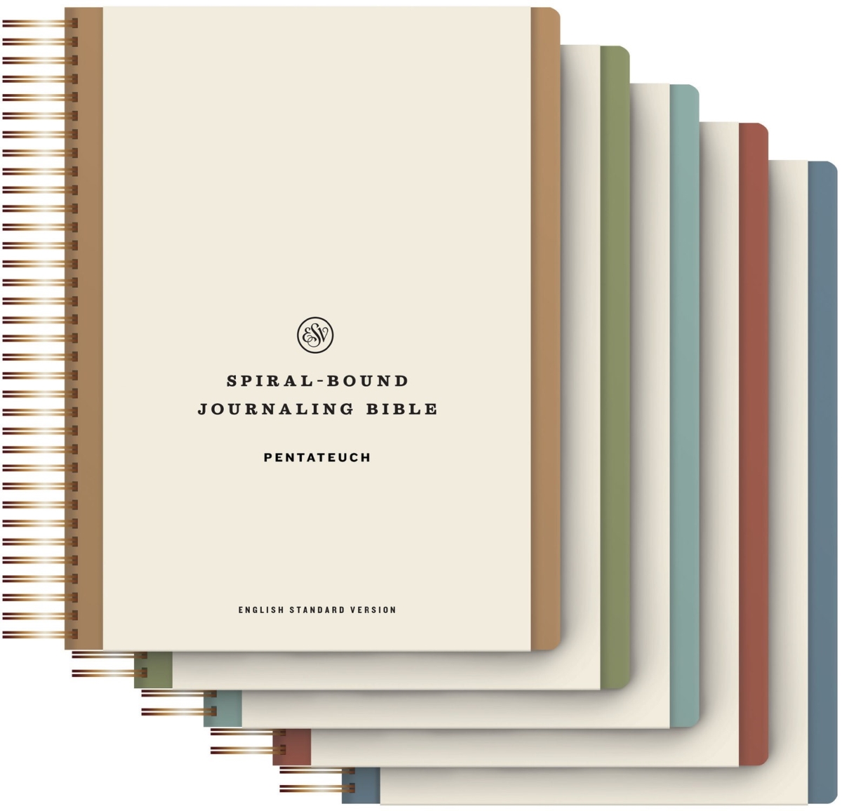 396257 ESV Spiral - Bound Journaling Bible - Hardcover - Five - Volume Set