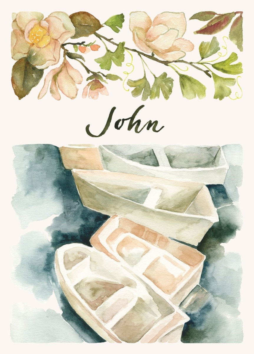 686192 ESV Scripture Journal John Artwork by Ruth Chou Simons Softcover Biblical Study Book