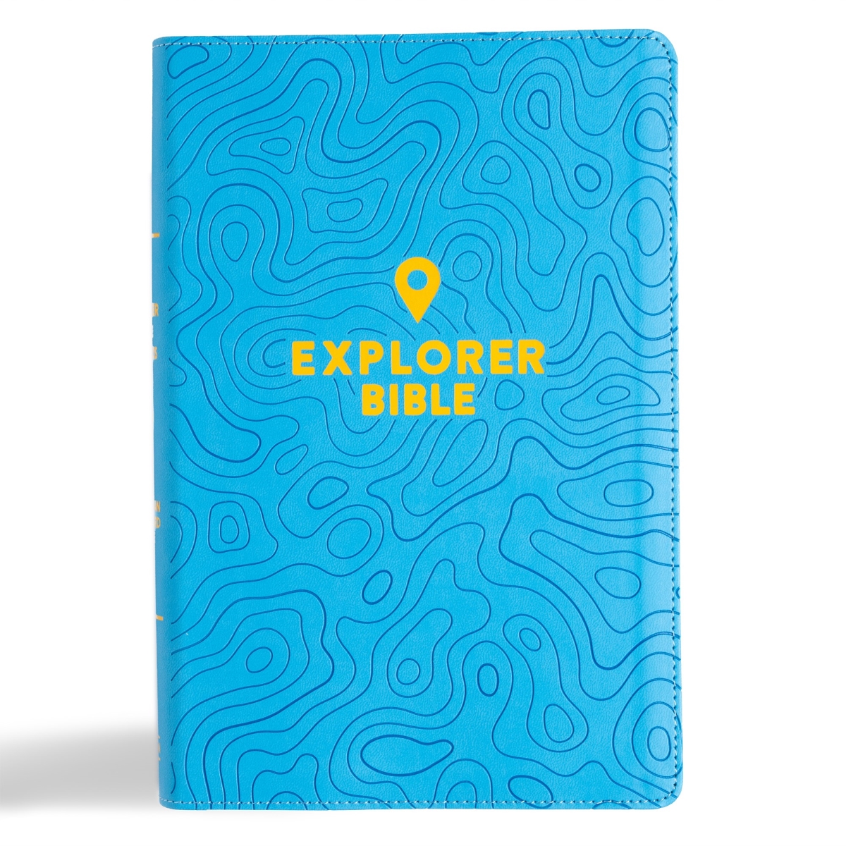351648 CSB Explorer Bible for Kids - Sky Blue LeatherTouch