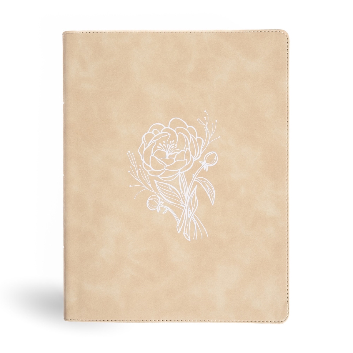 351656 CSB Illustrators Notetaking Bible Large Print Edition - Cream LeatherTouch