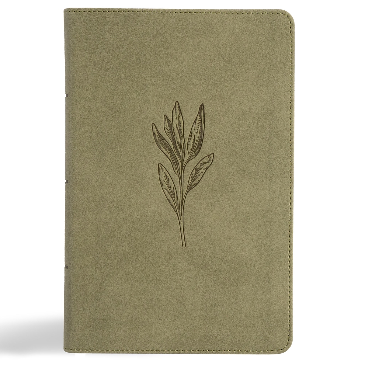 399618 NASB 2020 Large Print Personal Size Reference Sage Suede Soft Leather Touch Indexed Book