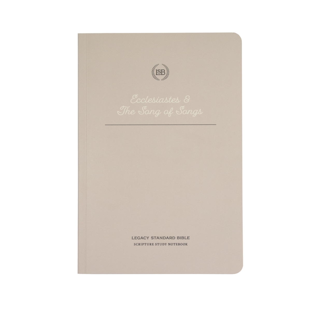 Steadfast Bibles 292423 LSB Legacy Standard Bible Scripture Study Notebook - Ecclesiastes & Song of Songs-Softcover