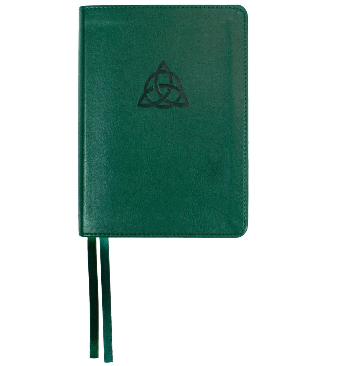 Steadfast Bibles 342579 LSB Legacy Standard Portable Paragraph Reference Bible - RL - Green Trinity Knot Paste-Down Faux Leather