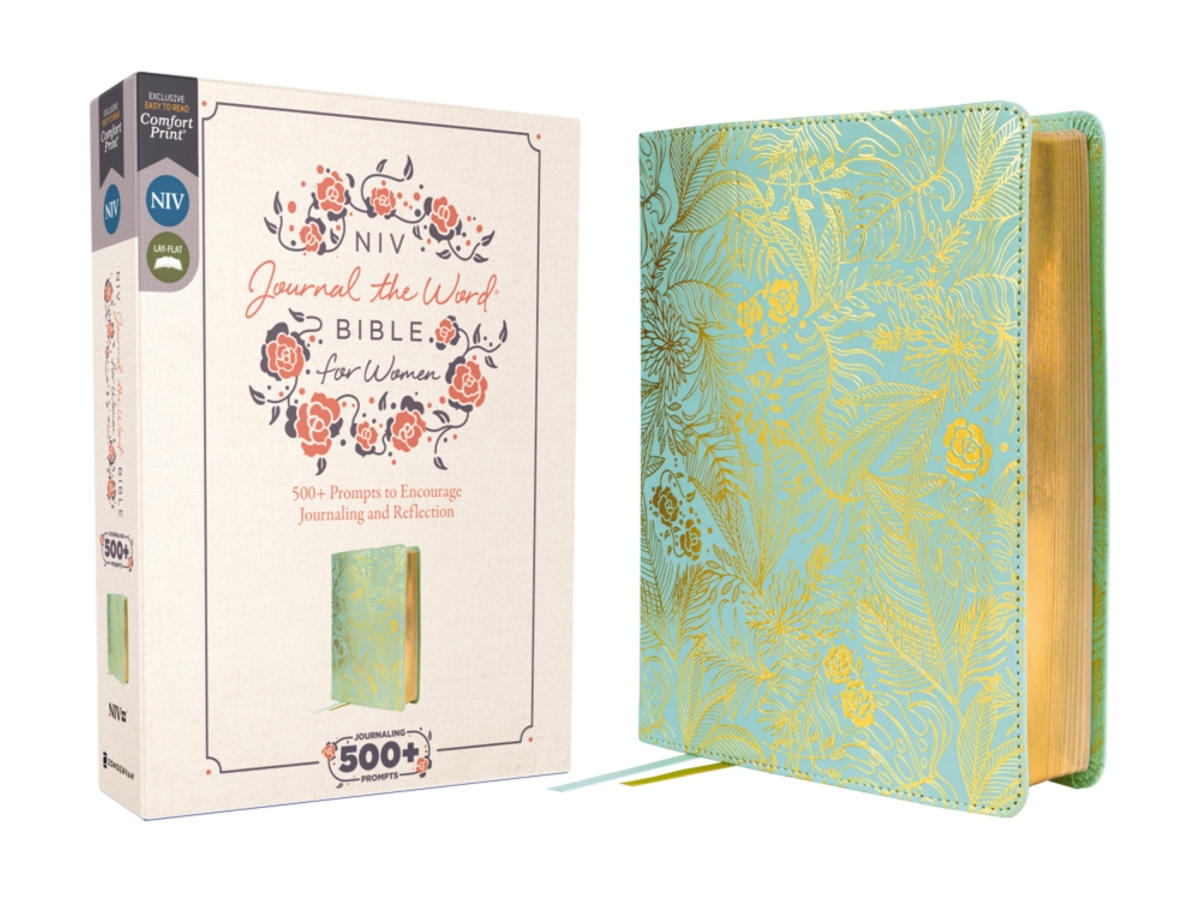 35226X NIV Journal The Word Bible for Women - Comfort Print - Teal Leathersoft