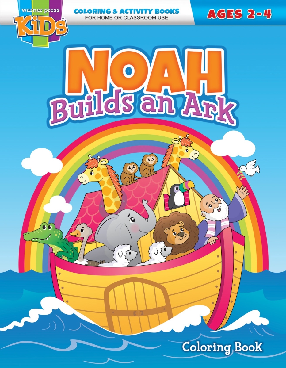 463557 Noah Builds An Ark Coloring & Activity Book - Ages 2-4