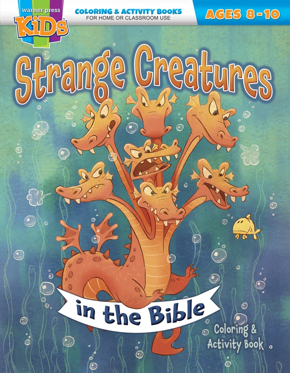 463560 Strange Creatures Coloring & Activity Book - Ages 8-10