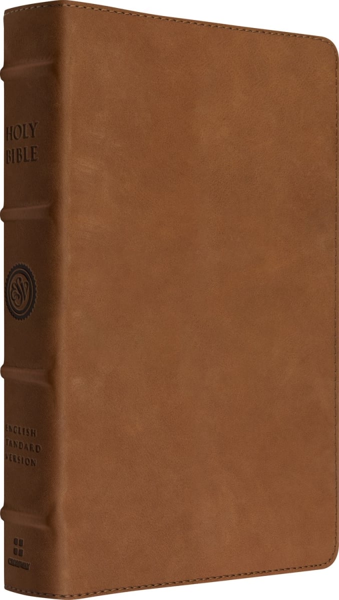 471104 ESV Heirloom Bible Alpha Edition & Personal Size - British Tan Cowhide
