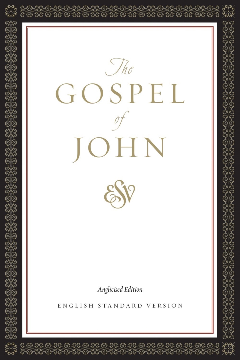 755910 ESV Gospel of John, Anglicized Edition Paperback Book - Classic Design