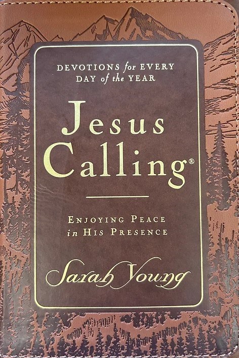 380080 Jesus Calling - CBA Indies Exclusive - Brown Leather Soft