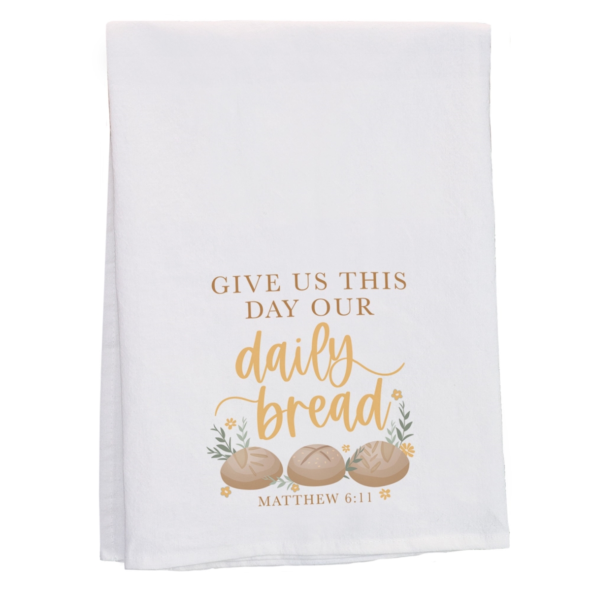 718630 29 x 29 in. Daily Bread Tea Towel