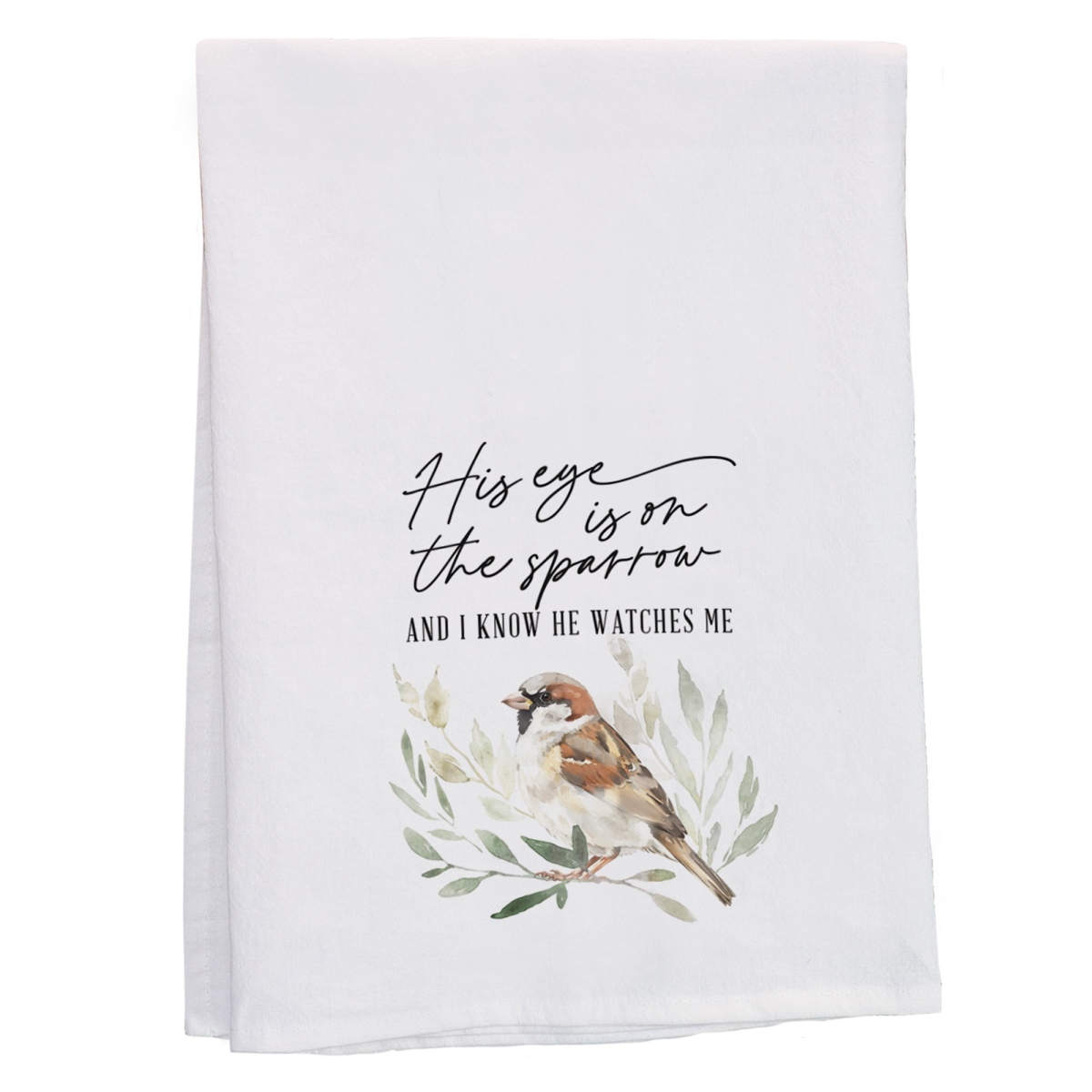 718632 29 x 29 in. Eye on the Sparrow Tea Towel