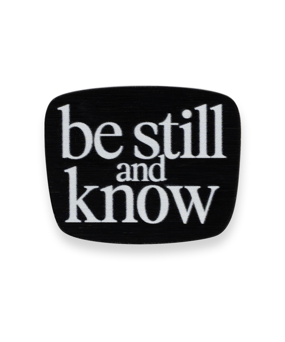 719220 Be Still & Know Scentable Vent Clip