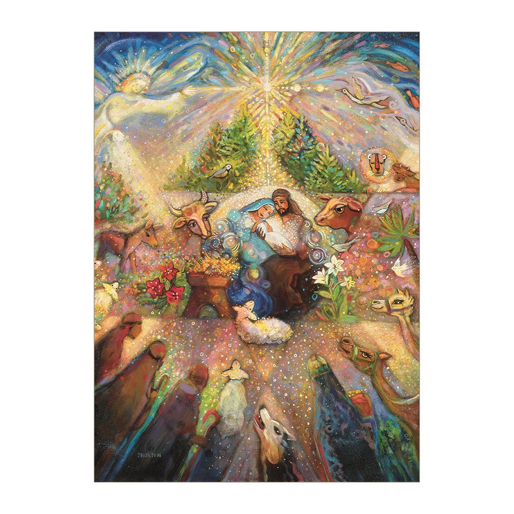 689986 Christmas Adoration Boxed Card - Pack of 20