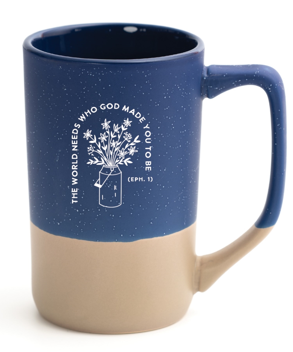 719273 16 oz Designer Pebble Mug - The World Needs
