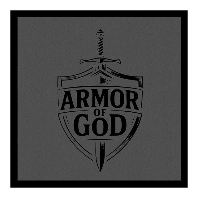 690437 5 in. Square Armor Of God Plaque