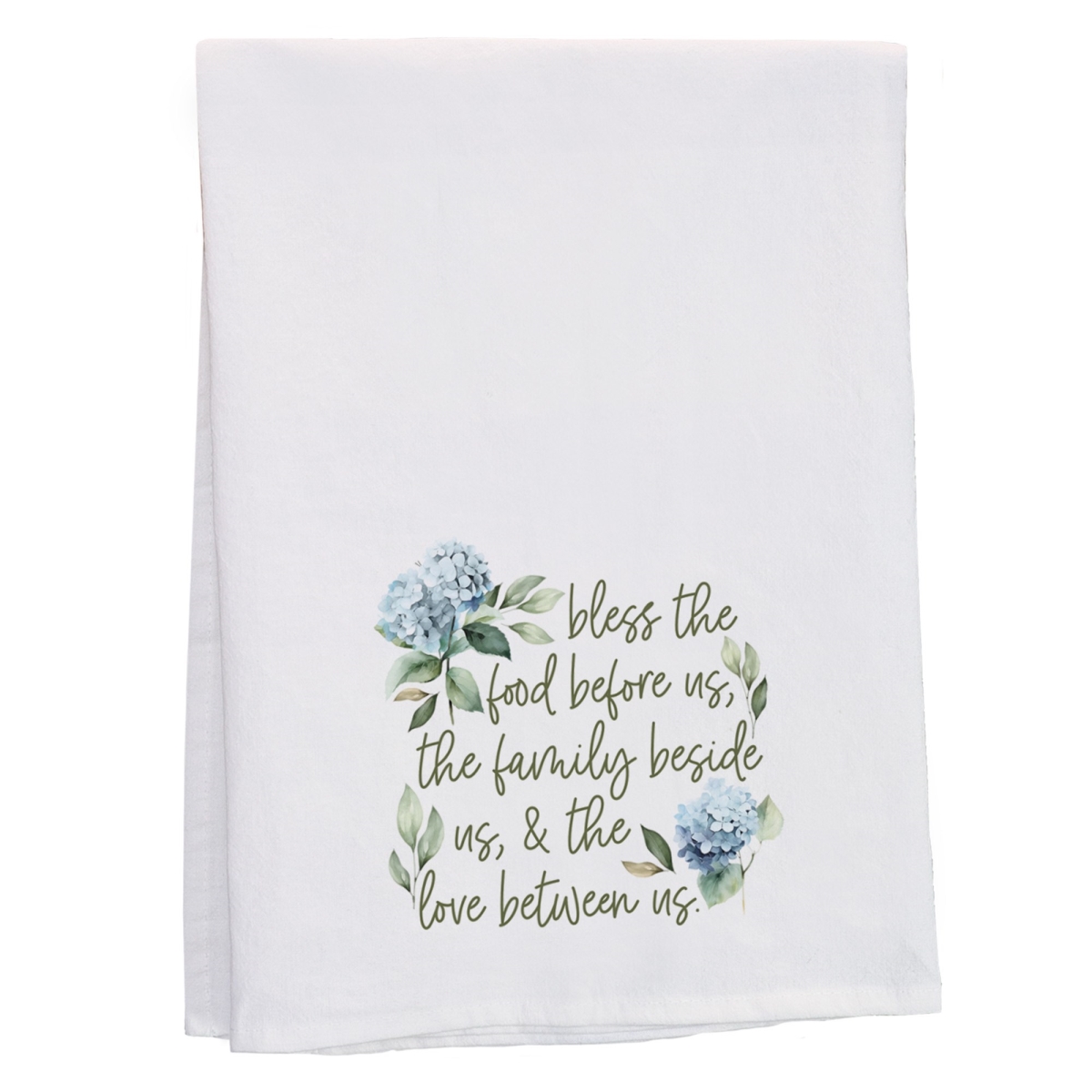 718623 29 x 29 in. Bless Food Hydrangeas Tea Towel