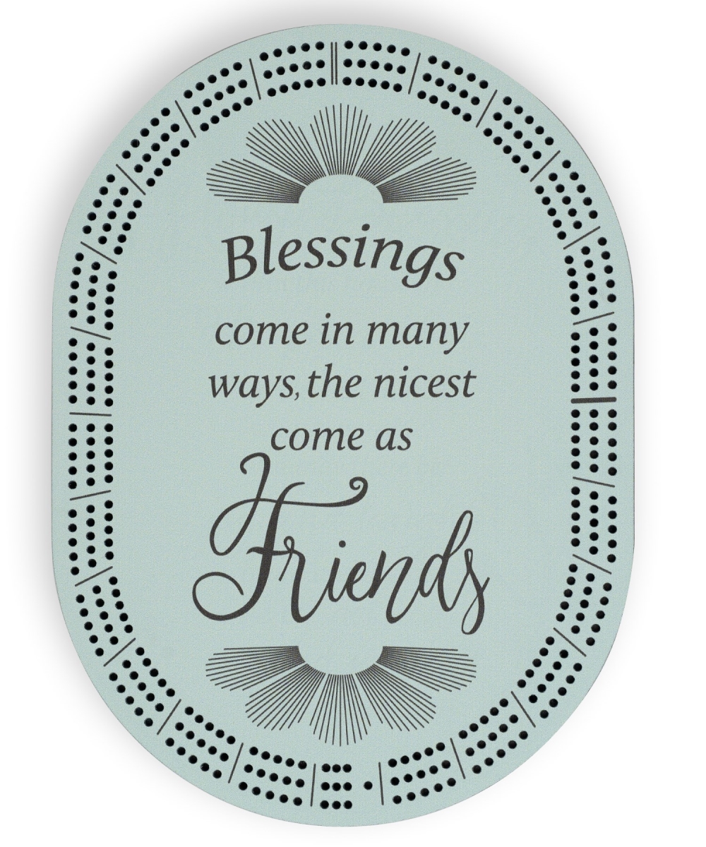 719329 8 x 11 in. Blessings Come in Many Cribbage Gaming Board