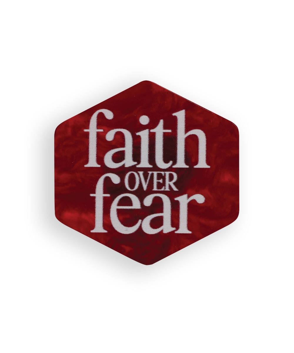 719221 Faith Over Fear Scentable Vent Clip