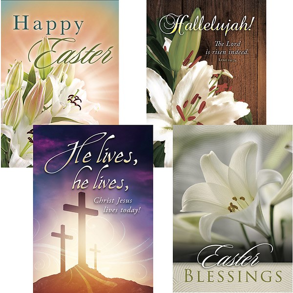 381598 Celebrate Jesus Assorted Easter KJV Boxed Card - Box of 12