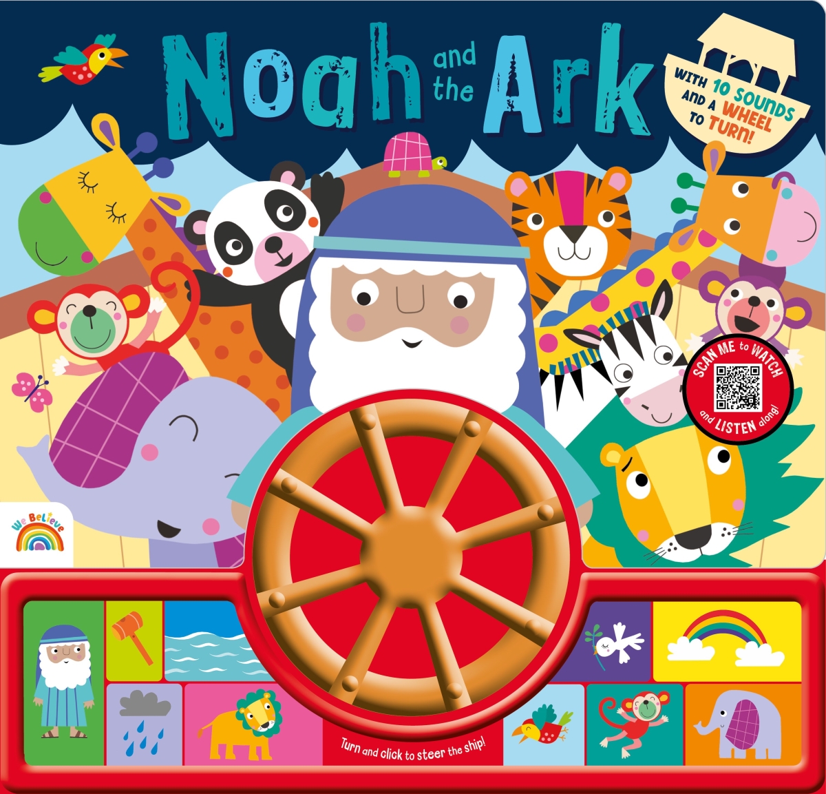 689956 Noah & the Ark Steer with Me Children Activity Book