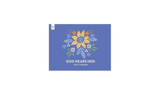 707952 10.75 x 12 in. God Hears Her Wall 2027 Calendar