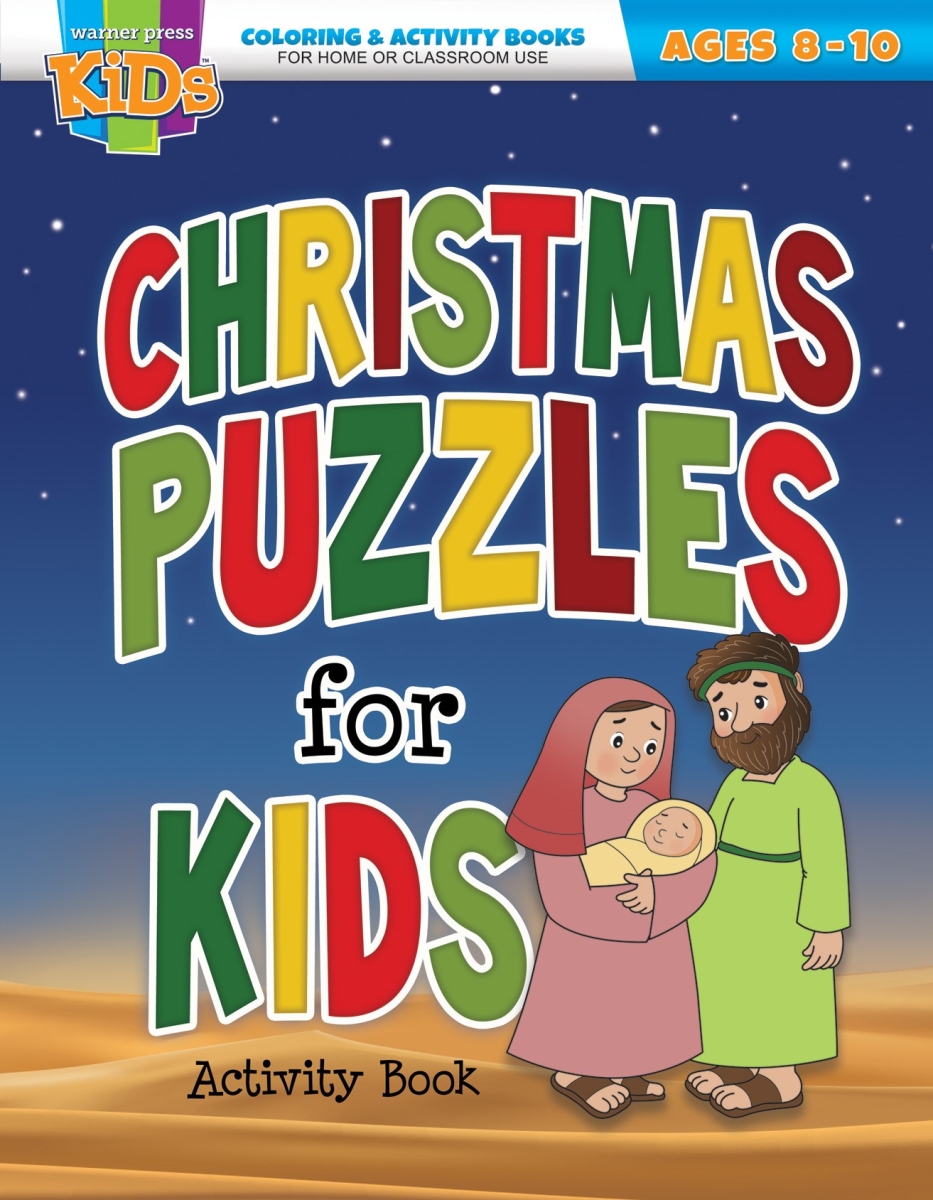463555 Christmas Puzzles for Kids Coloring & Activity Book for Ages 8-10