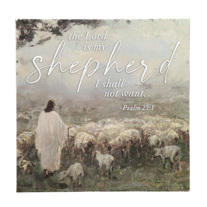 719428 2.5 in. Square The Lord is My Shepherd Magnet