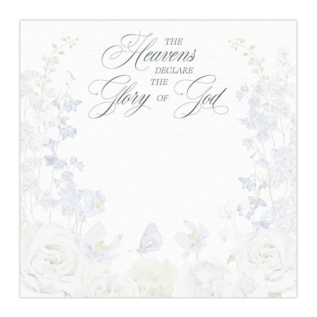 690491 The Heavens Declare the Glory of God Sticky Notes - 40 Sheets per Pad