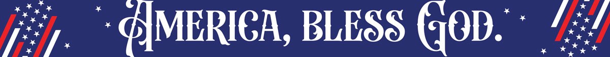 702512 1 x 16 in. America God Bless Message Stick